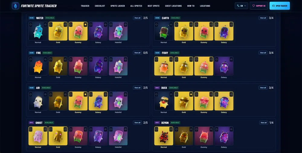Fortnite Sprite Tracker gallery image