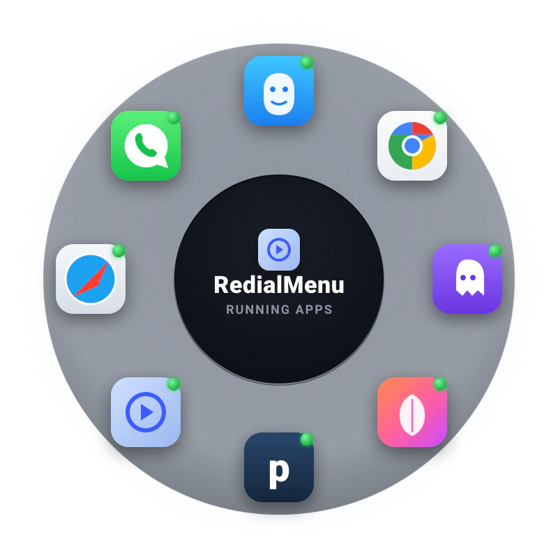 RedialMenu  screenshot 1