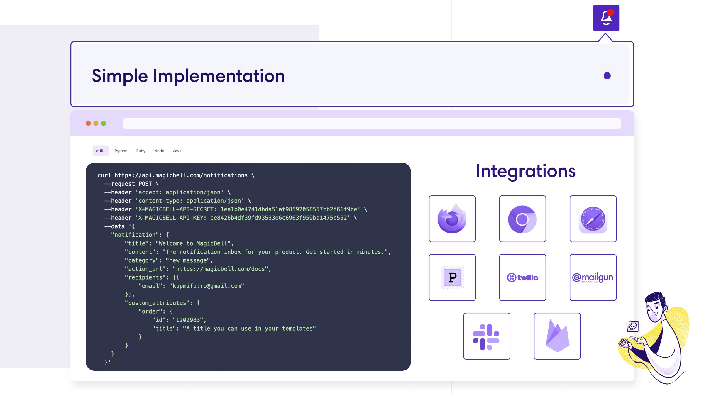 MagicBell gallery image