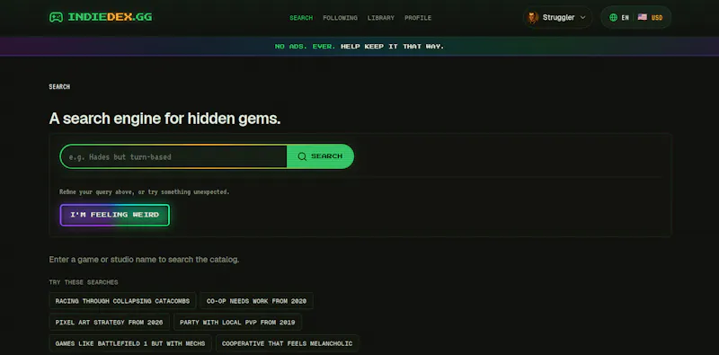 IndieDex screenshot 3