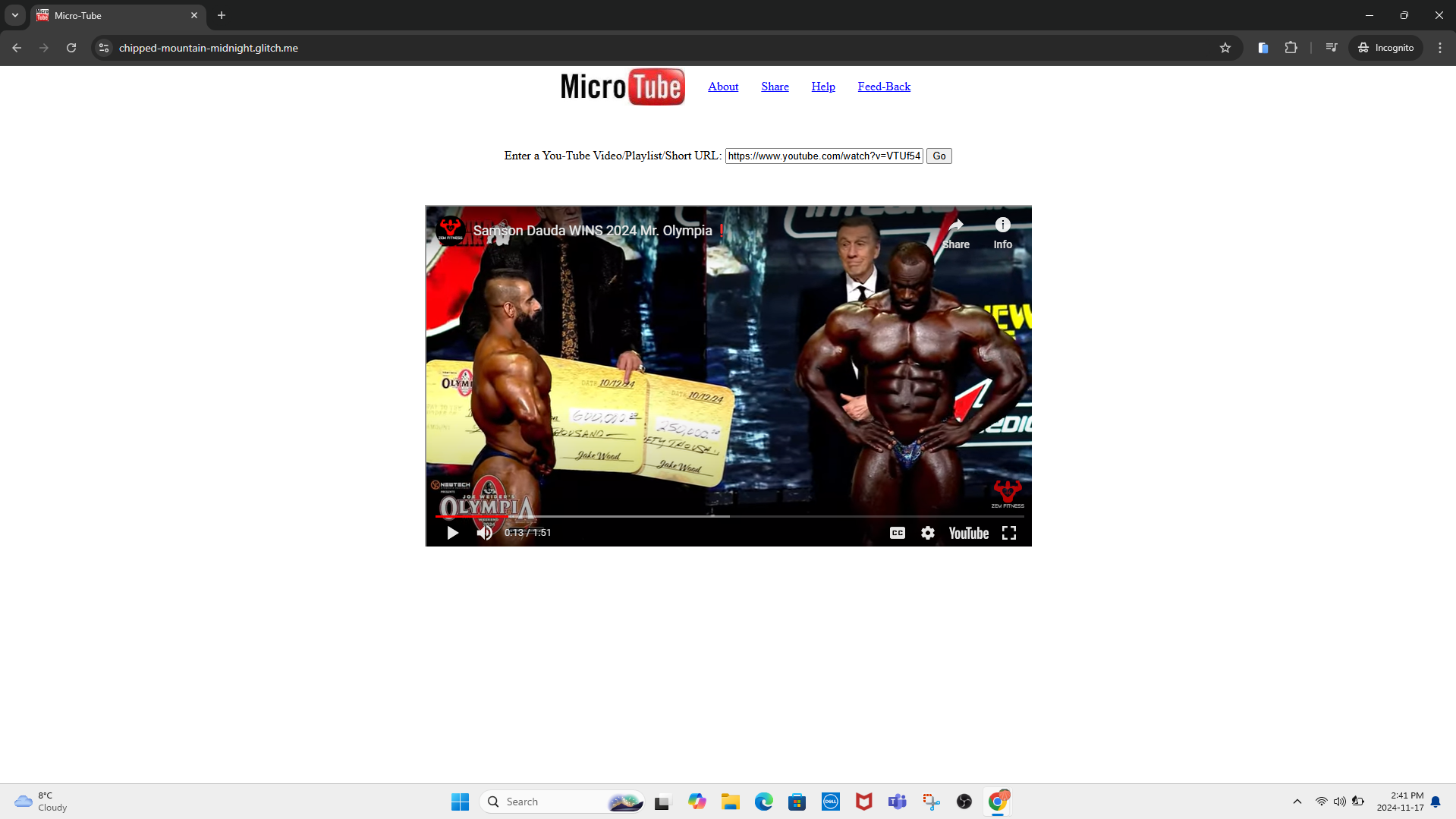 Микробийство - Видеаплеер на YouTube создан для систем с низким уровнем мощного медиа 1