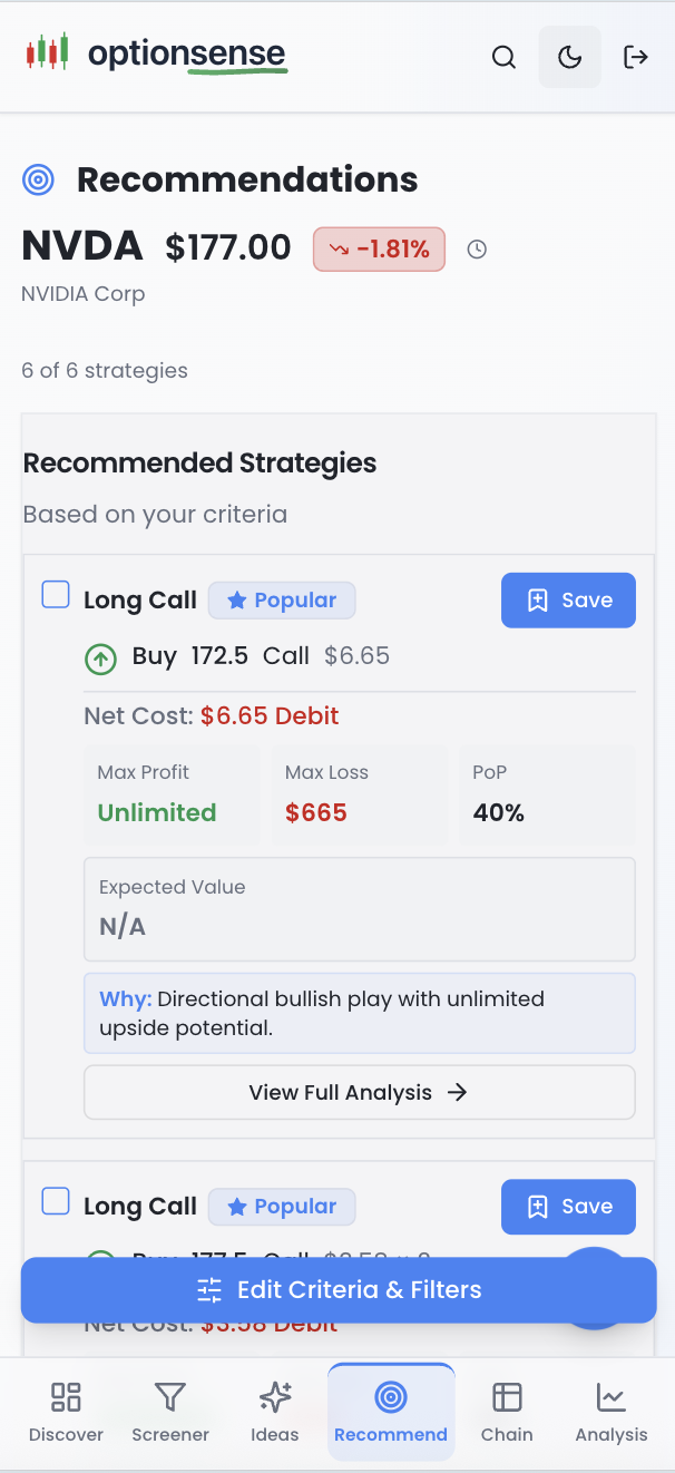 OptionSense gallery image