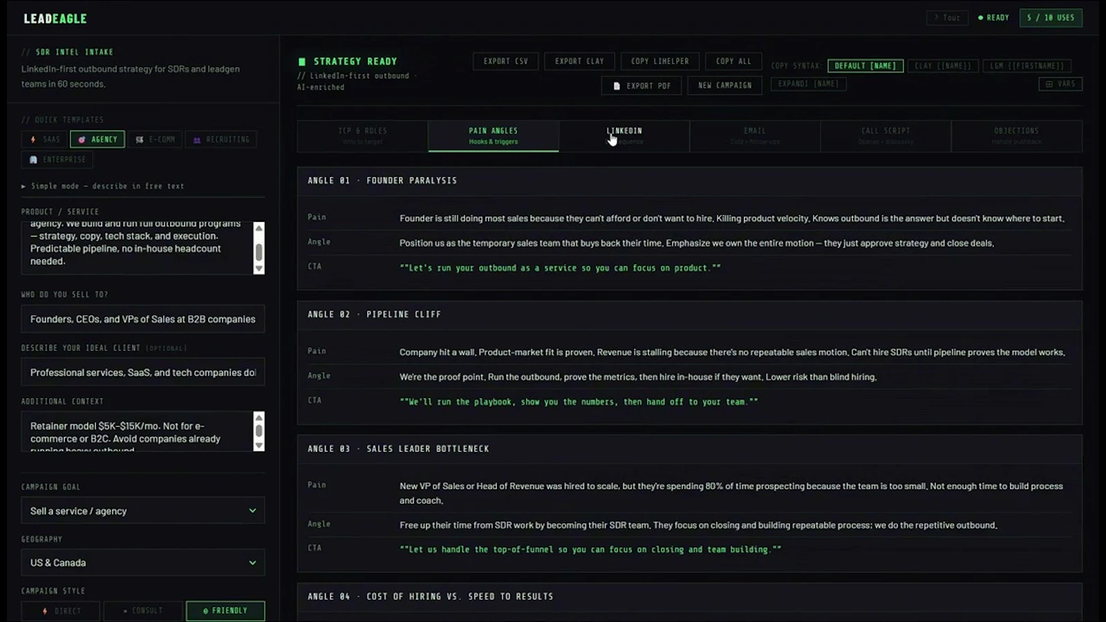 LeadEagle screenshot 1 (video preview)