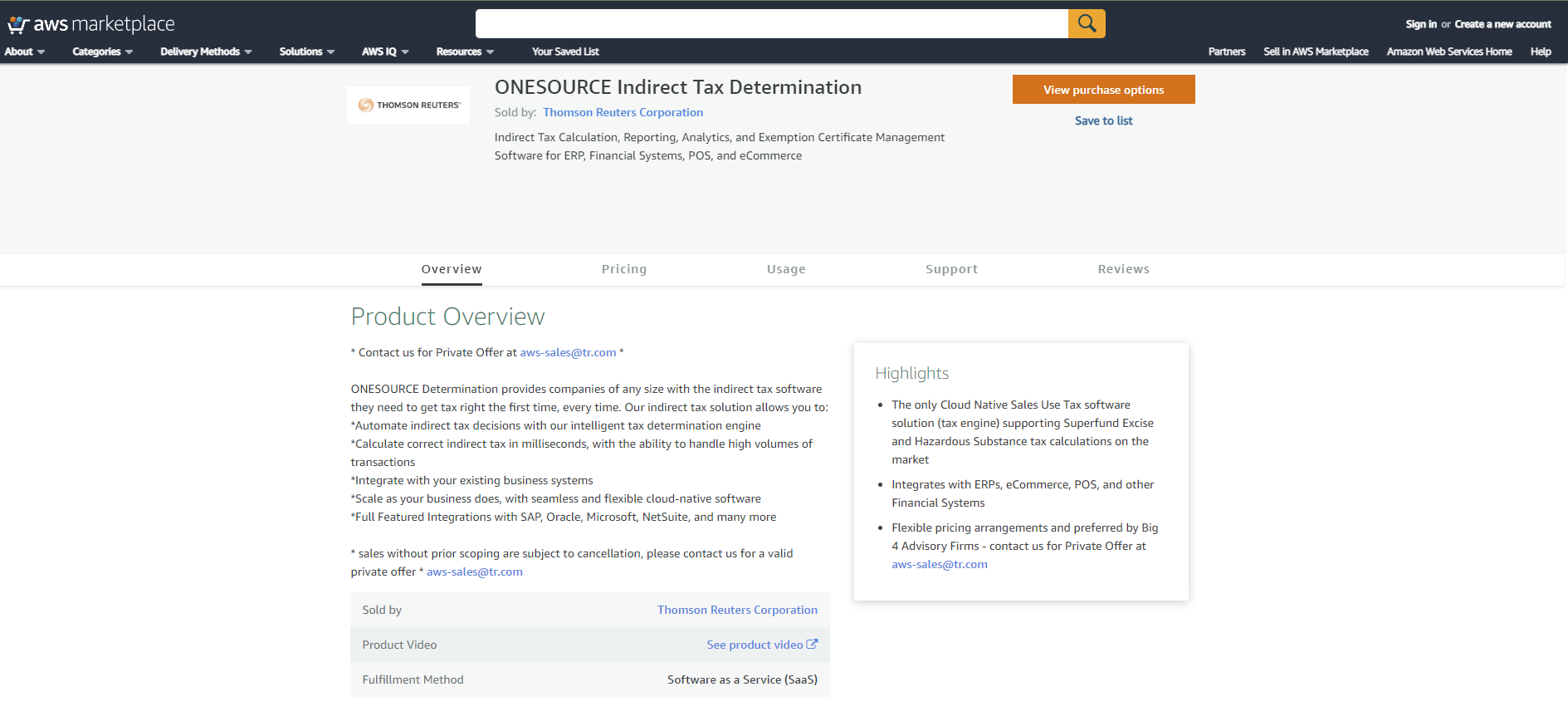 ONESOURCE Indirect Tax Determination gallery image