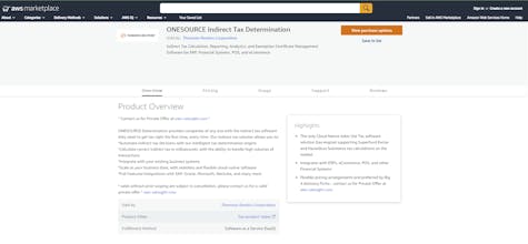 ONESOURCE Indirect Tax Determination gallery image