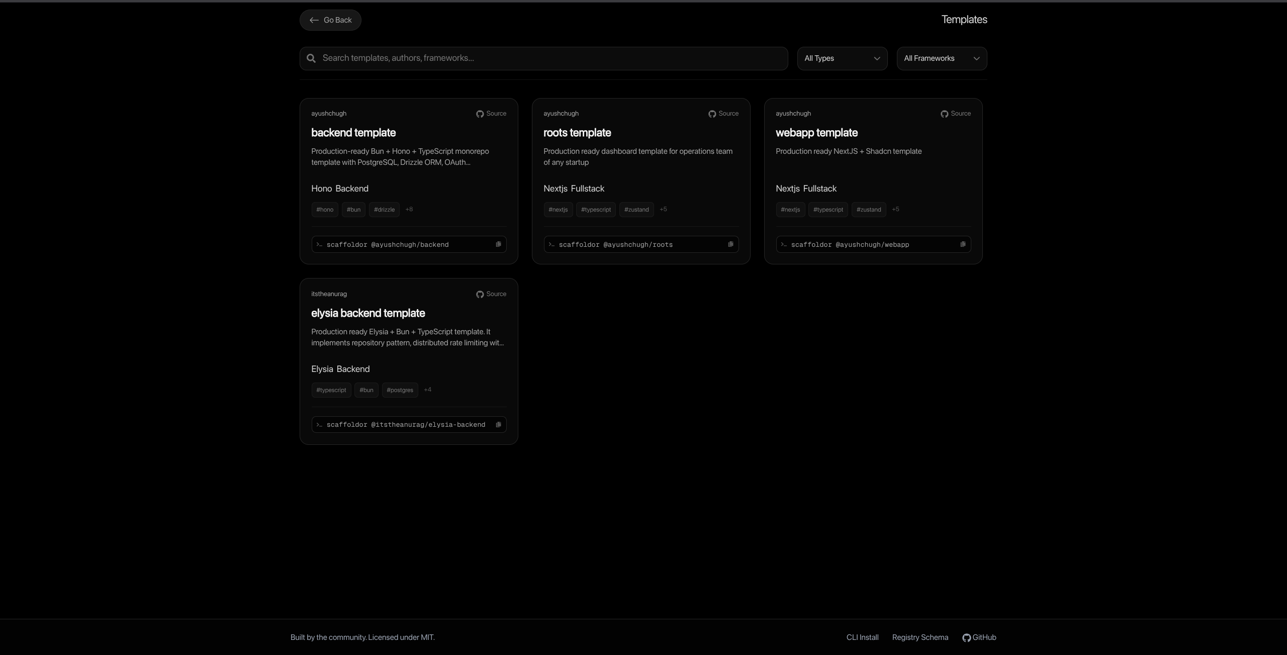 Scaffoldor - Screenshot 2 showing product features and functionality