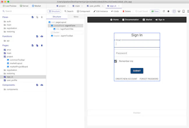 Webcodesk gallery image