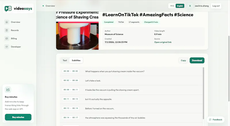 Videosays screenshot 3