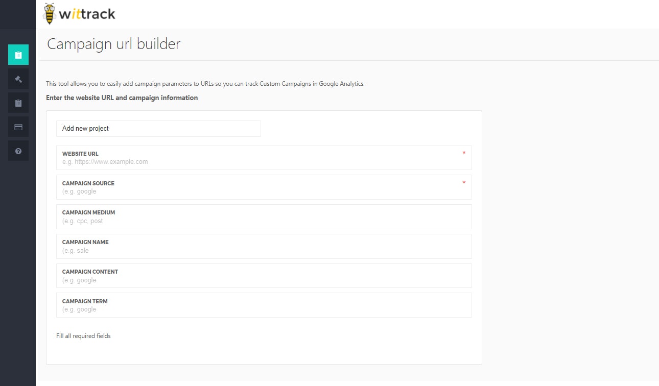 Wittrack - UTM tool gallery image