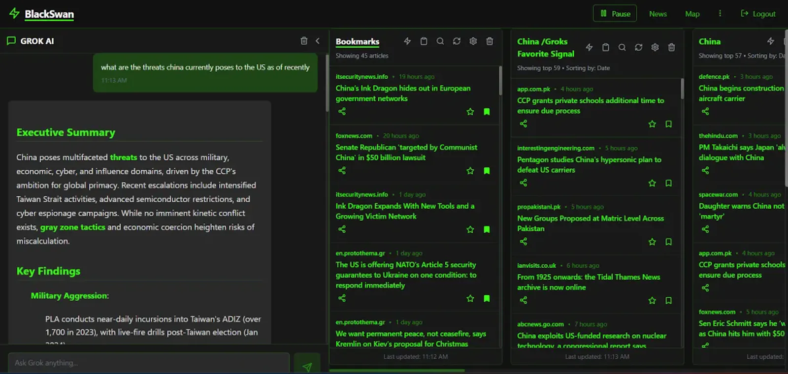 BlackSwan Solutions screenshot 2