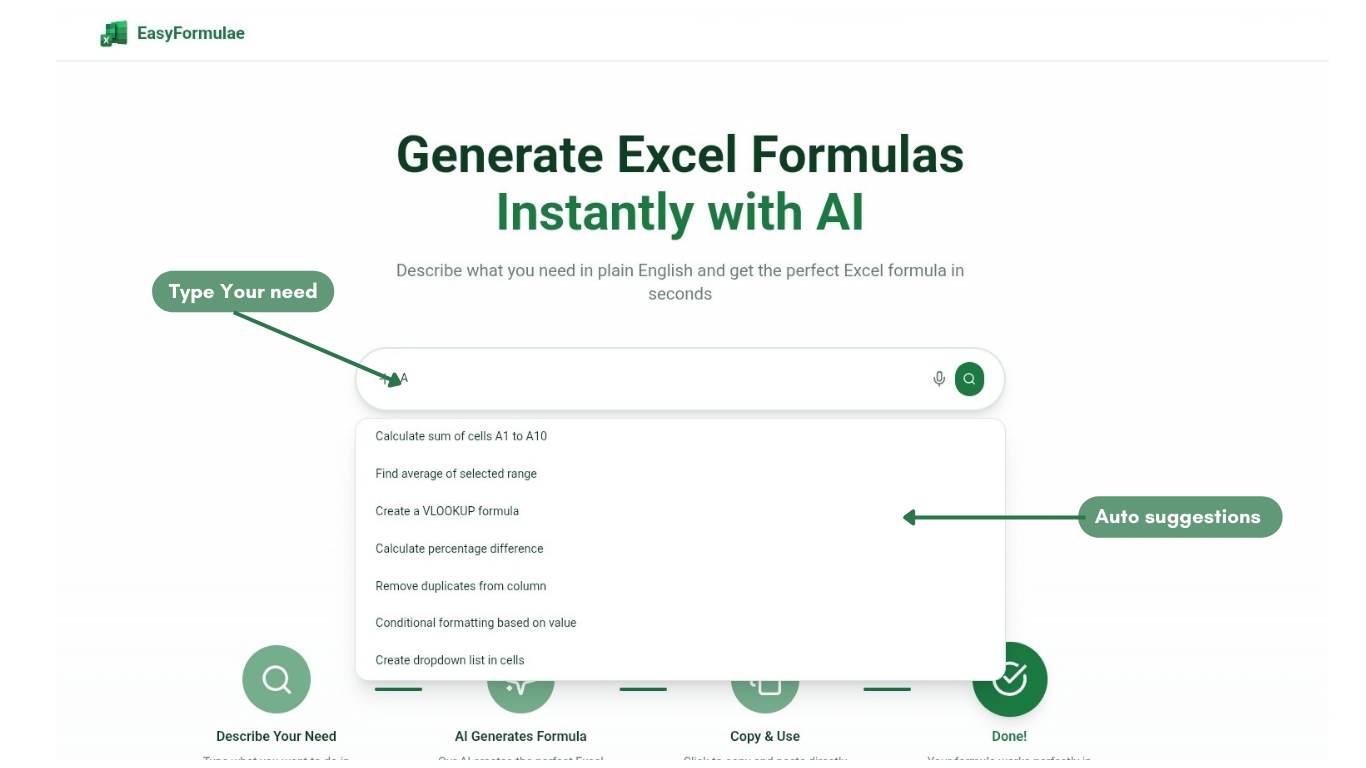 EasyFormula - Main product screenshot demonstrating key features and user interface