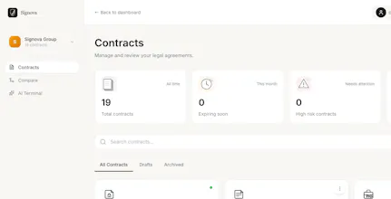 Signova — AI Contract Analyzer gallery image