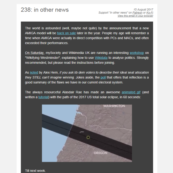 'in other news' newsletter gallery image