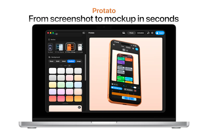 Protato 3D Mockup Generator screenshot 6