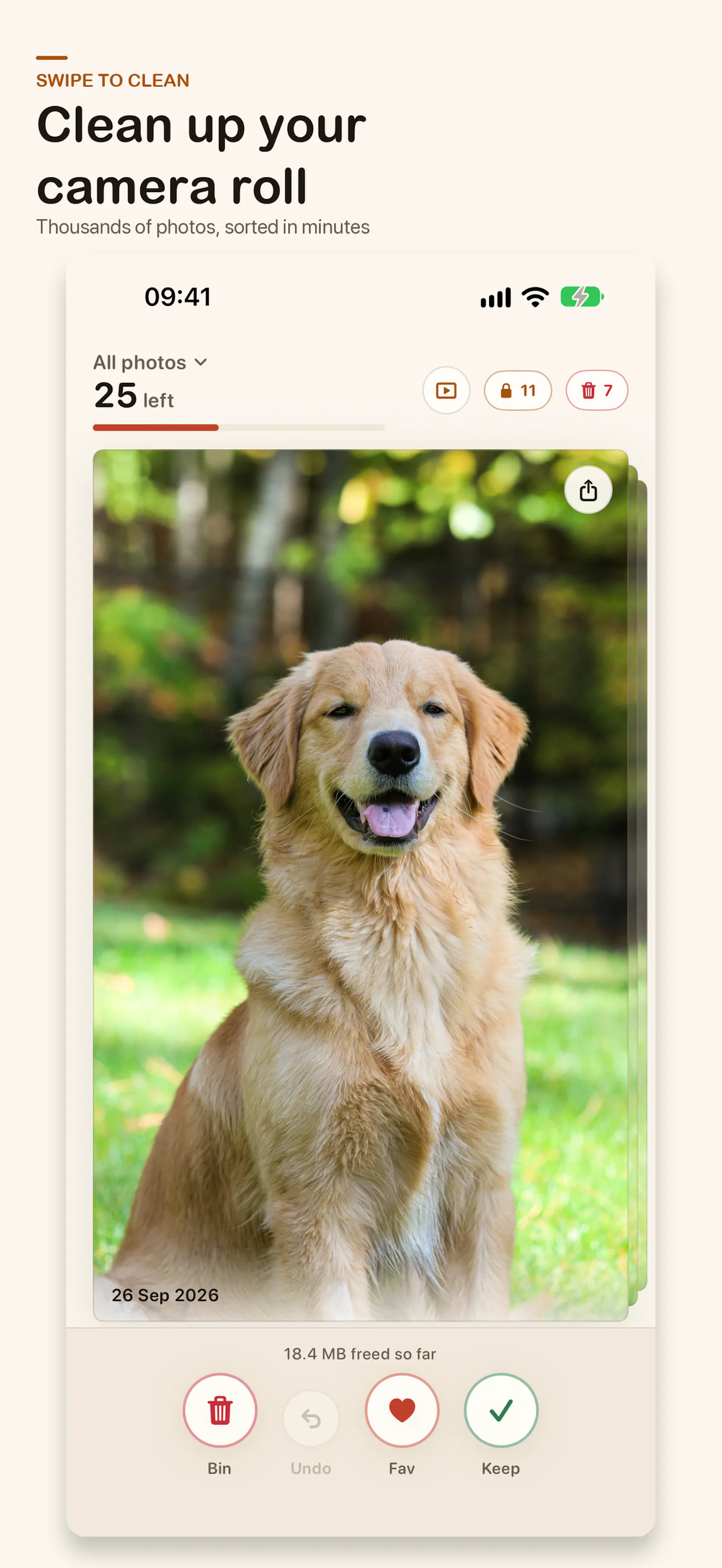 Photo Cleaner: SwipeVault screenshot 1