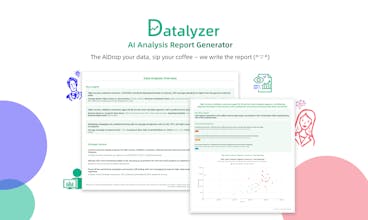 Datalyzer — AI Analysis Report Generator gallery image