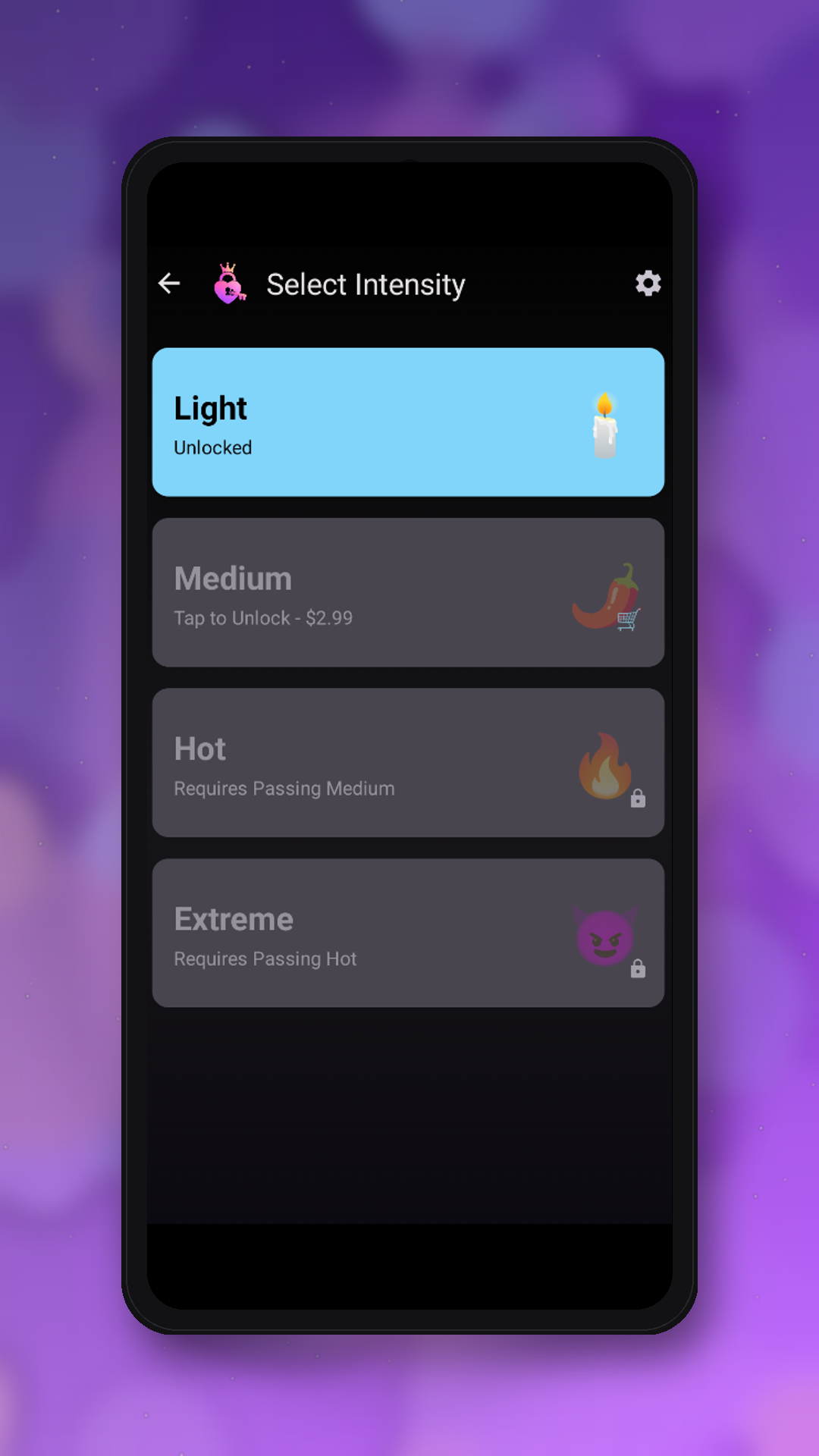 Naughty Match - Couples Game - Screenshot 2 showing product features and functionality