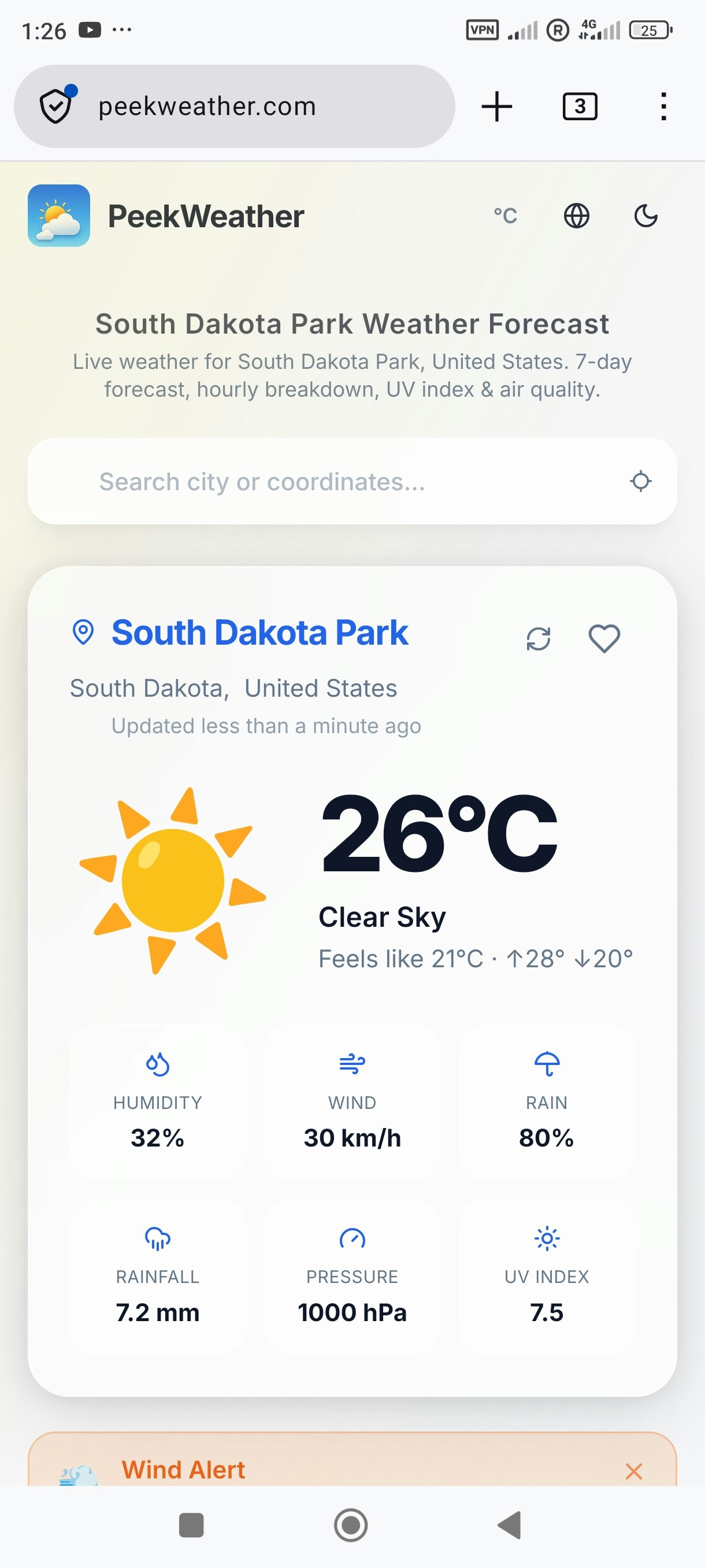 PeekWeather gallery image