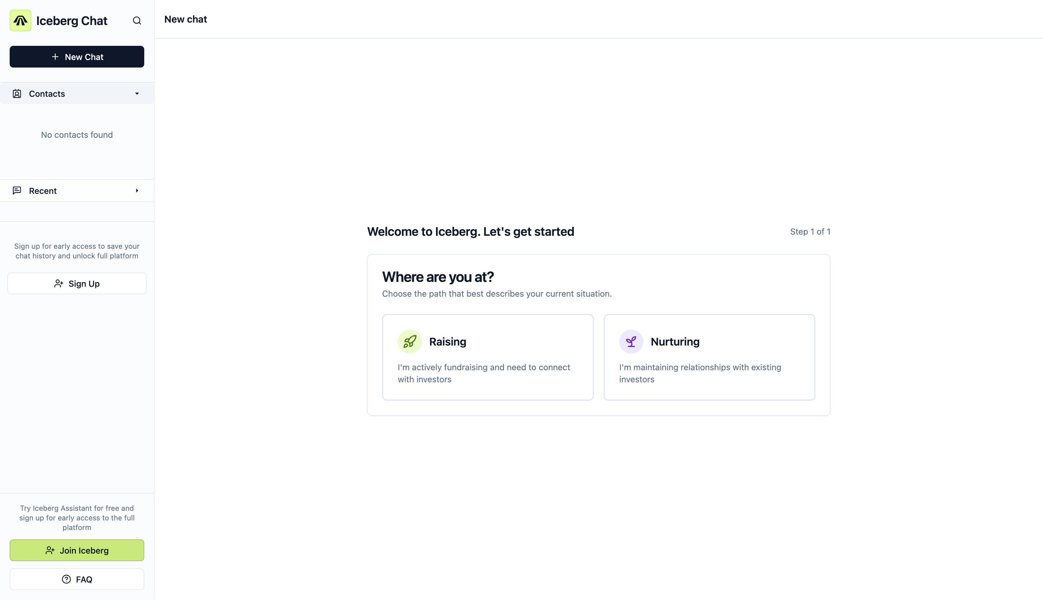 Iceberg AI-Fundraising Assistant gallery image