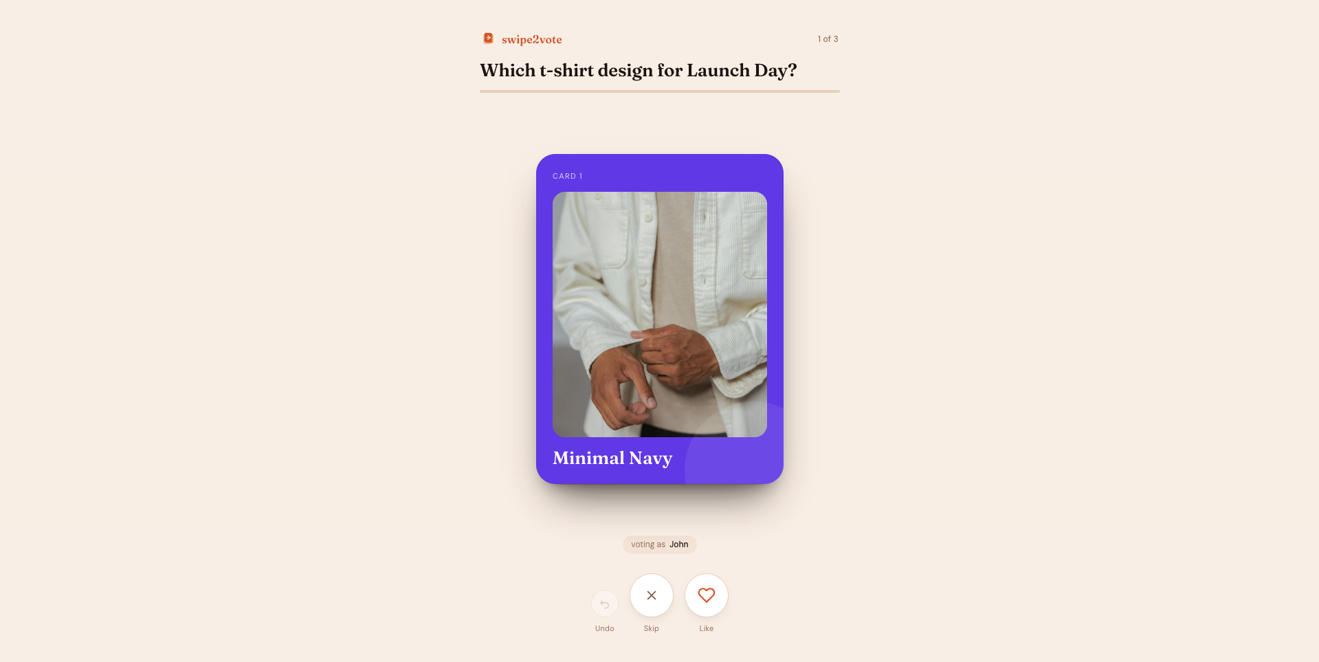 Swipe2Vote gallery image