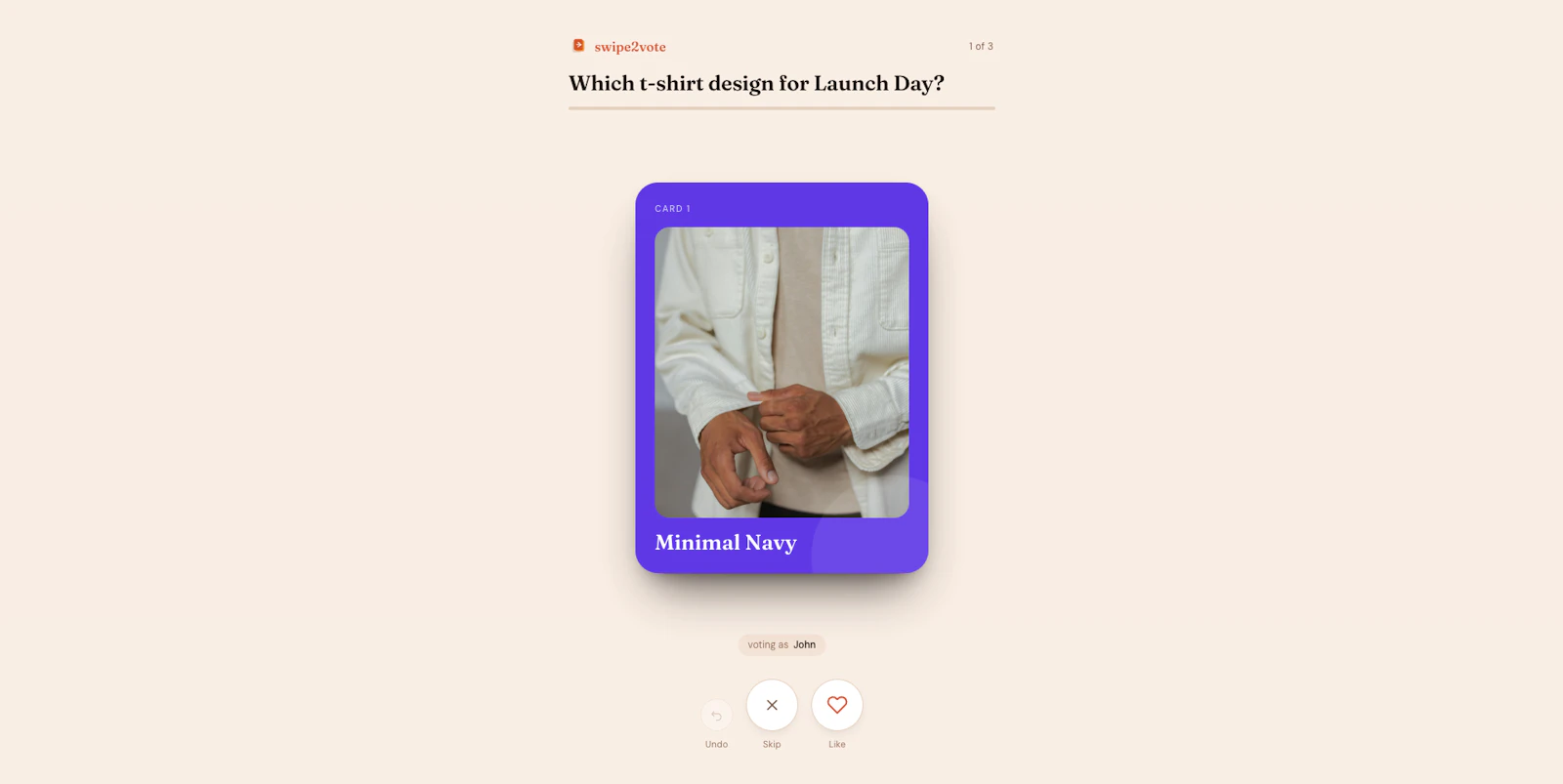 Swipe2Vote screenshot 3