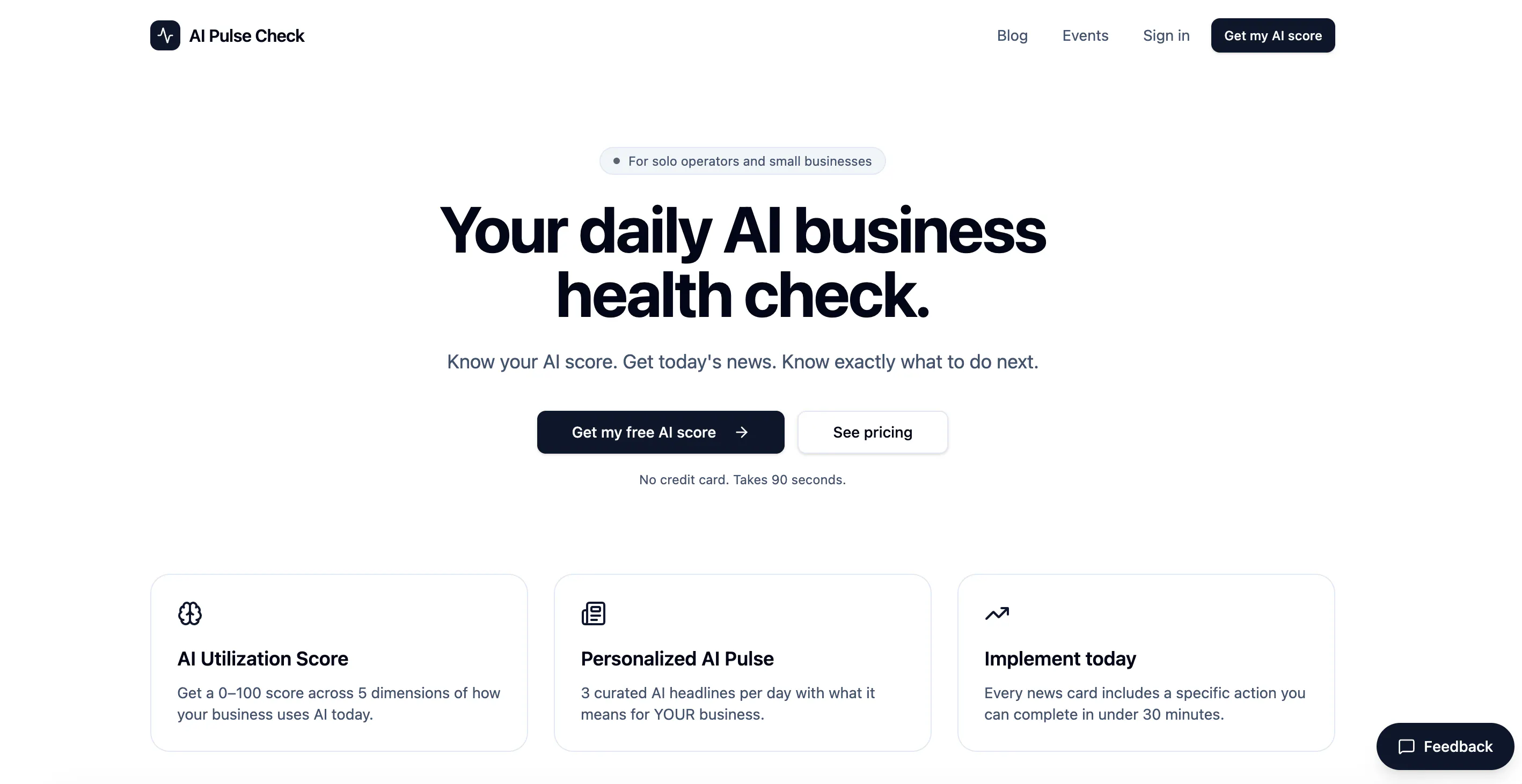 AI Pulse Check logo