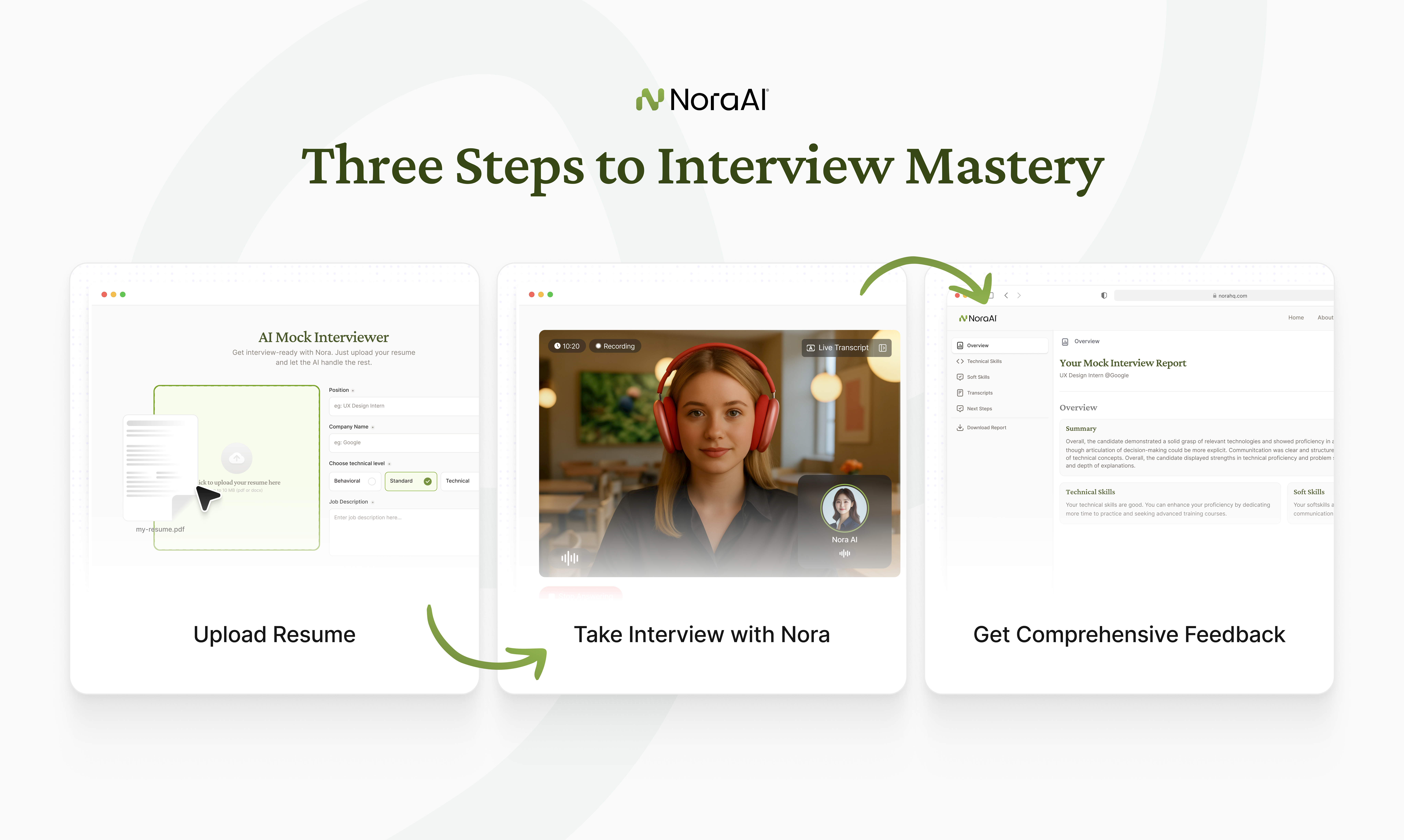 Nora AI - Screenshot 2 showing product features and functionality