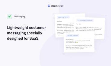 Baremetrics Messaging gallery image
