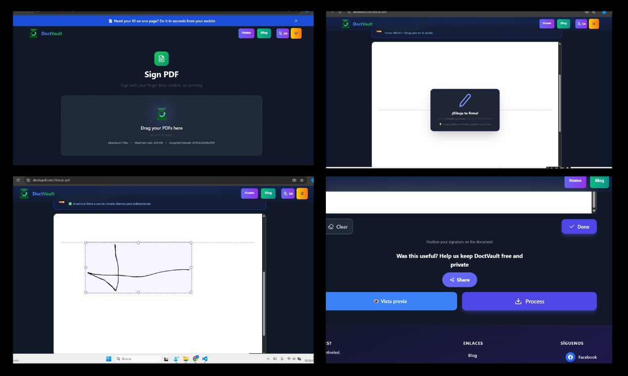 DoctVault - Screenshot 2 showing product features and functionality