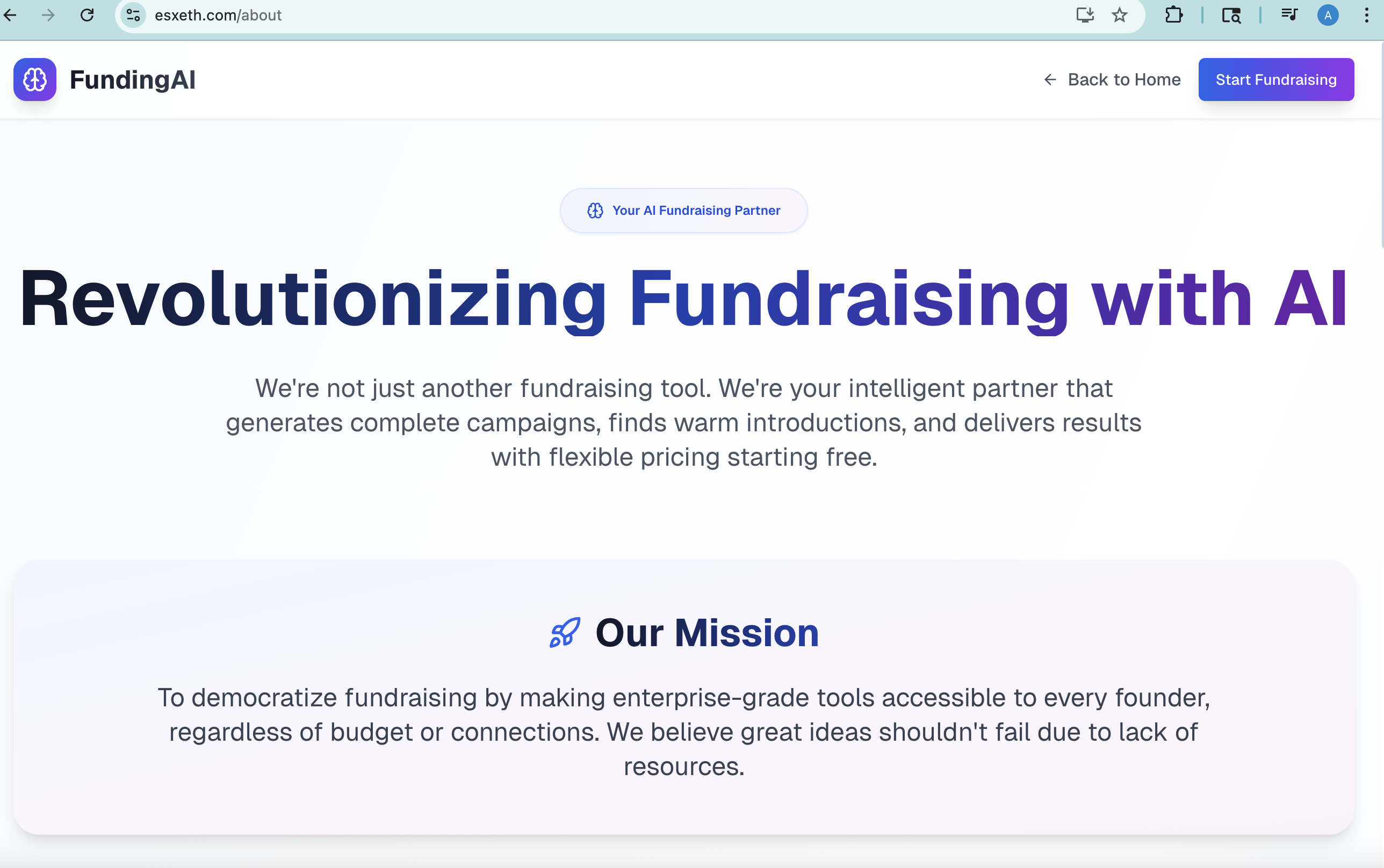 Venturai - Screenshot 2 showing product features and functionality