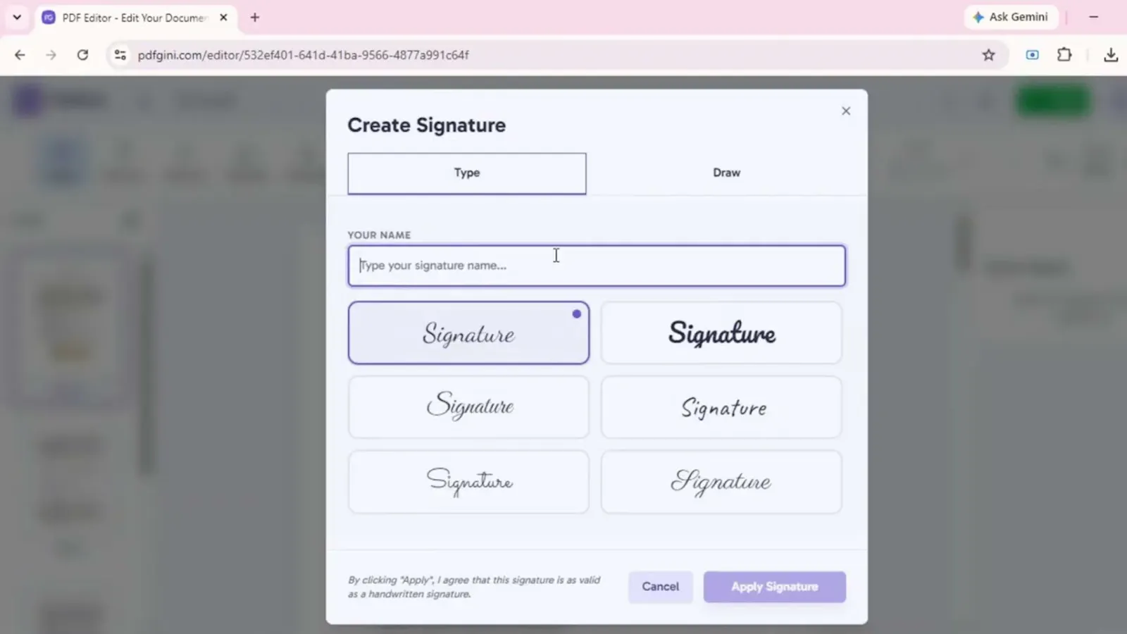 PdfGini — Simple PDF Editor & Converter screenshot 1 (video preview)