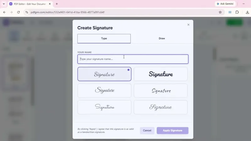 PdfGini — Simple PDF Editor & Converter screenshot 1 (video preview)