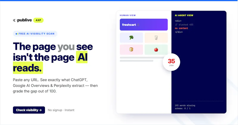 AI Content Visibility Grader screenshot 2