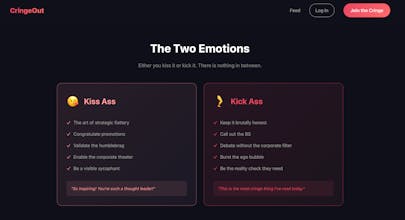 CringeOut.com - Social Network gallery image