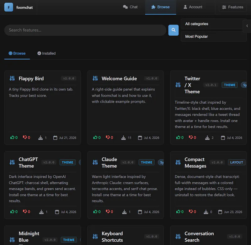 foomchat screenshot 3