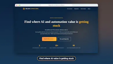 Helios AI Business Value Diagnostic gallery image