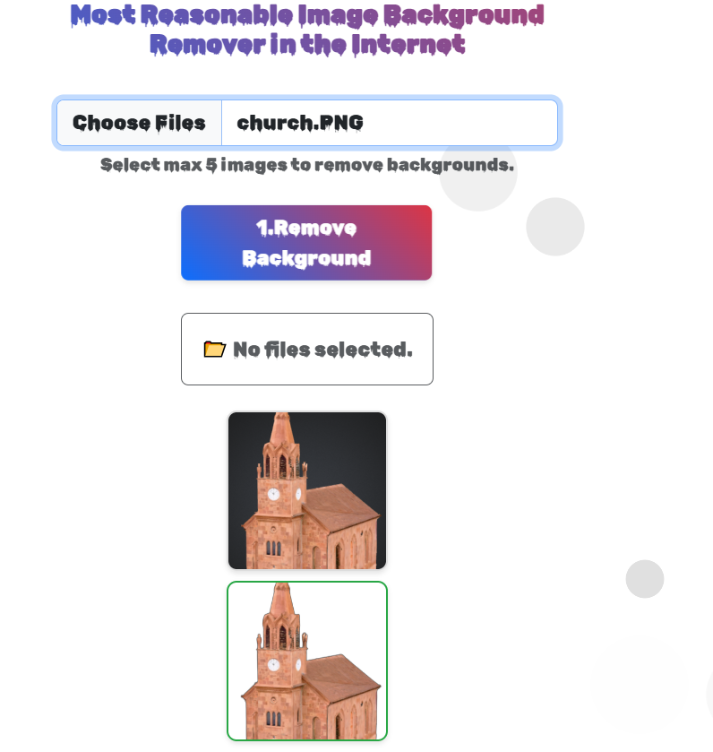 Remove Image Background - Screenshot 2 showing product features and functionality