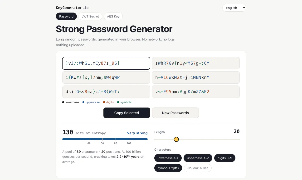 KeyGenerator.io gallery image