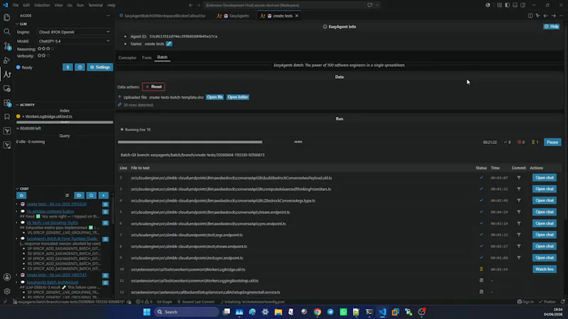 EasyAgents screenshot 2