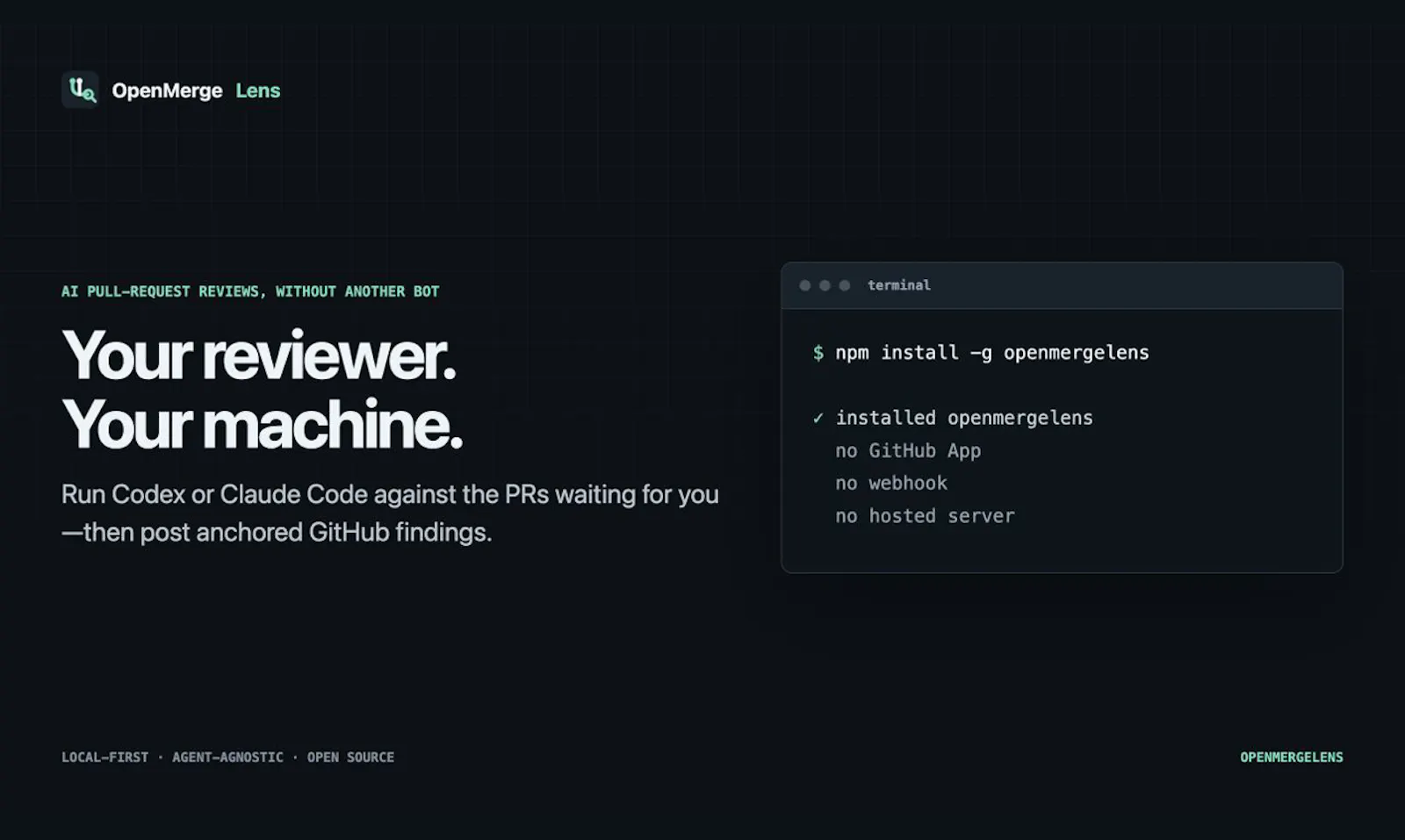 OpenMergeLens screenshot 2