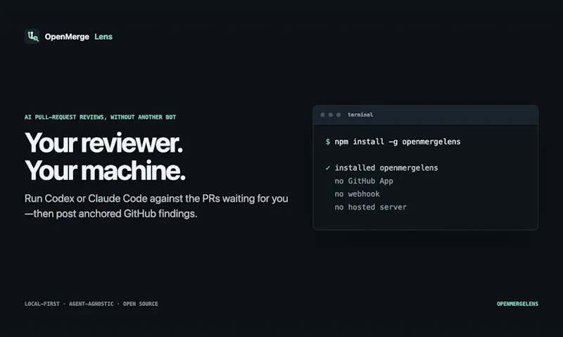 OpenMergeLens screenshot 2