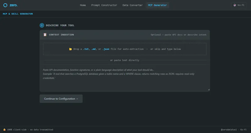 zerodatatools screenshot 1