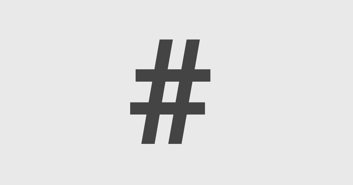 Hashtag Setup