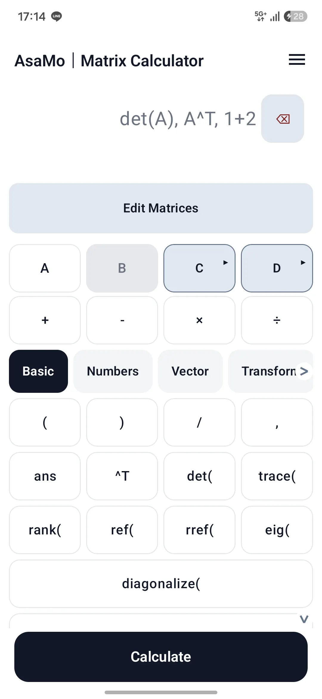 AsaMo - Matrix Calculator gallery image