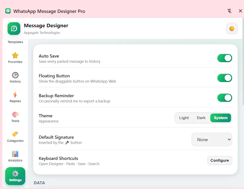 WhatsApp Message Designer Pro screenshot 2
