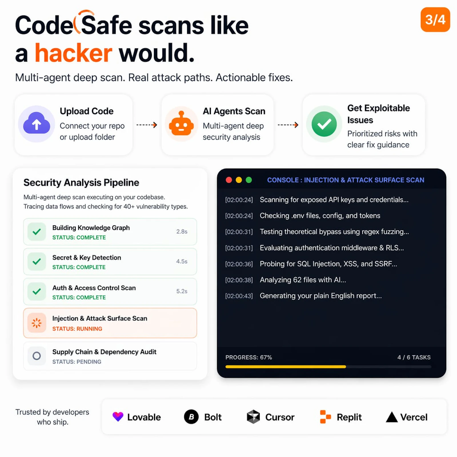 CodeSafe — Security Scanner for Founders screenshot 3