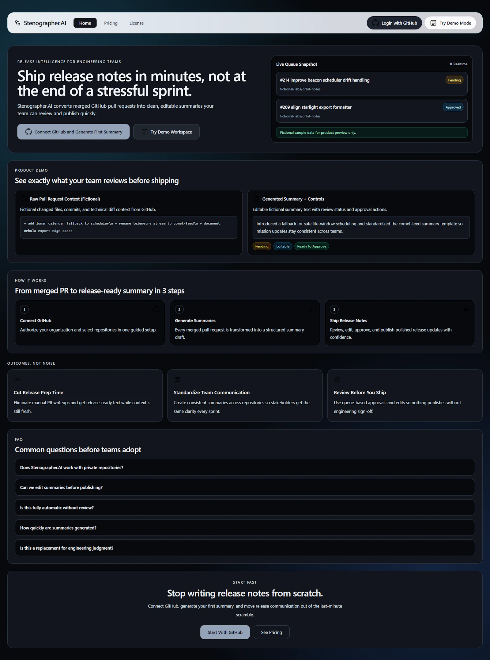 Stenographer-AI screenshot 1