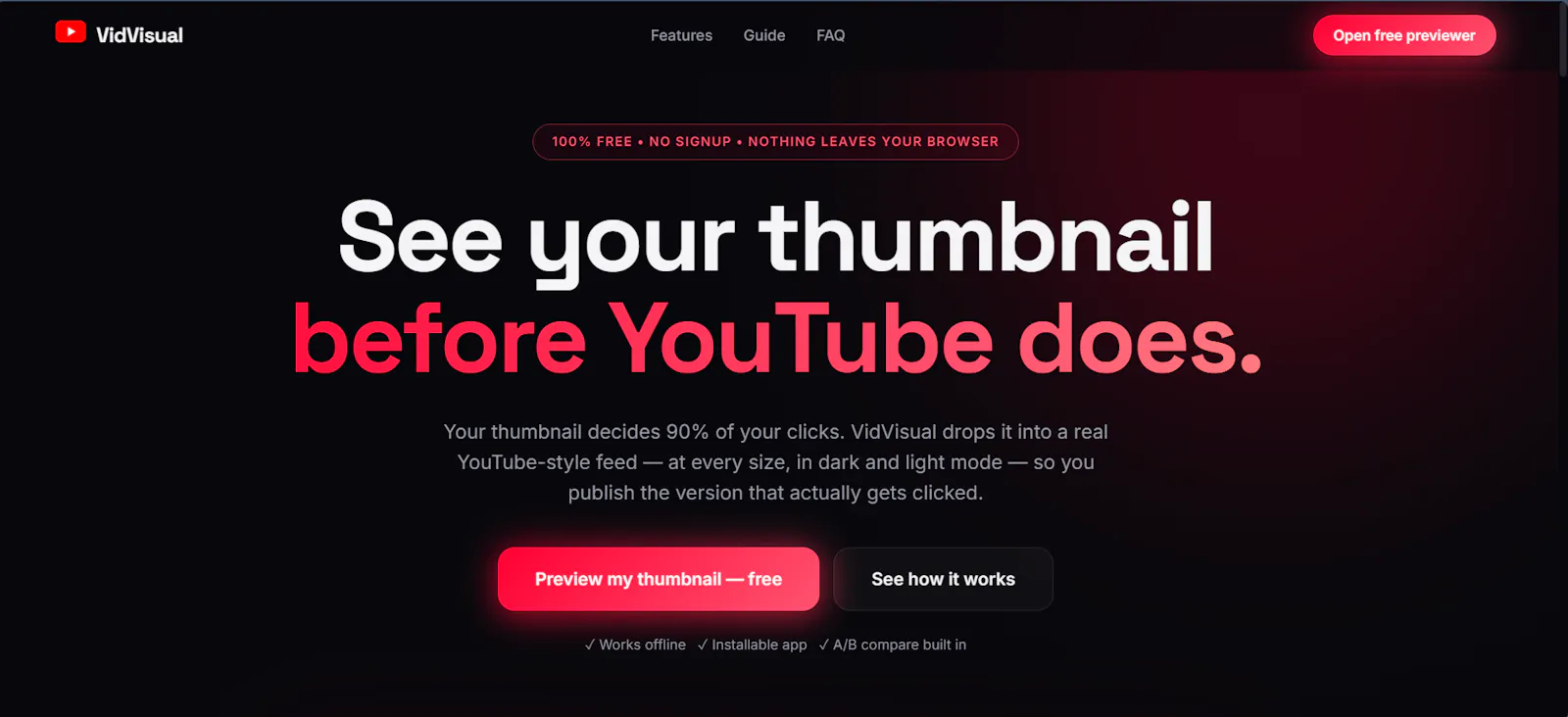 VidVisual screenshot 4
