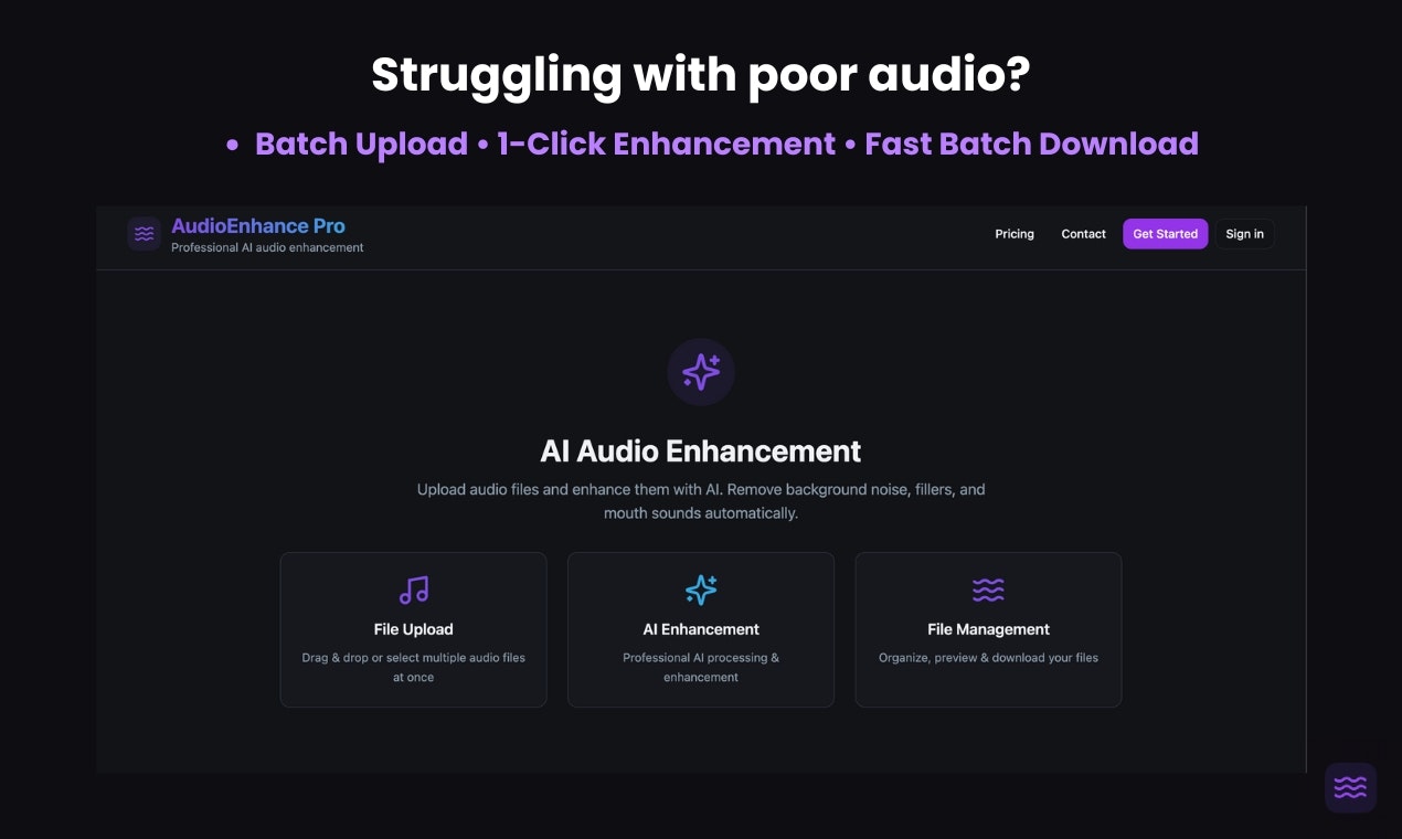 Média Audiohancepro - Amélioration professionnelle de l'audio par lots. 2