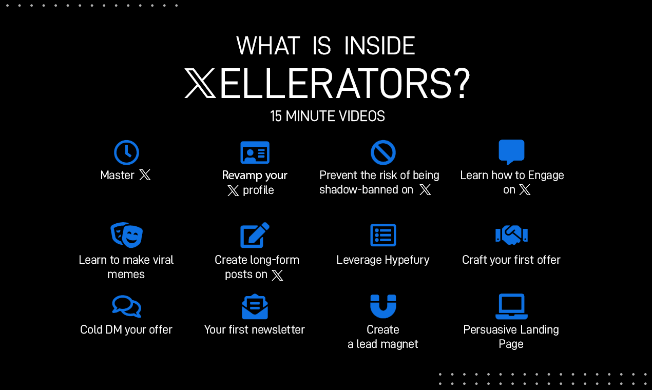 𝕏ellerators by Hypefury media 2